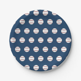 Assiettes En Carton Plaques de papier de base-ball de pique-nique d'ét