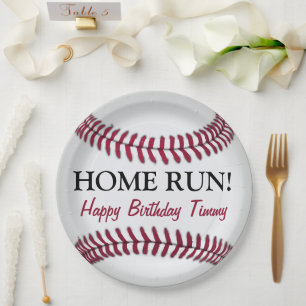 Assiettes En Carton Plaques de papier de baseball