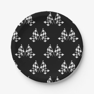 Assiettes En Carton Plaques de papier de jour de course