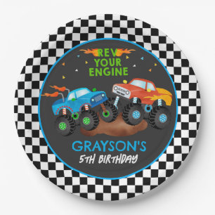 Assiettes En Carton Plaques de papier de la fête d'anniversaire du cam