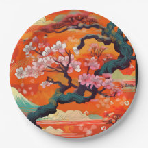 Plaques de papier de la partie design japonaise