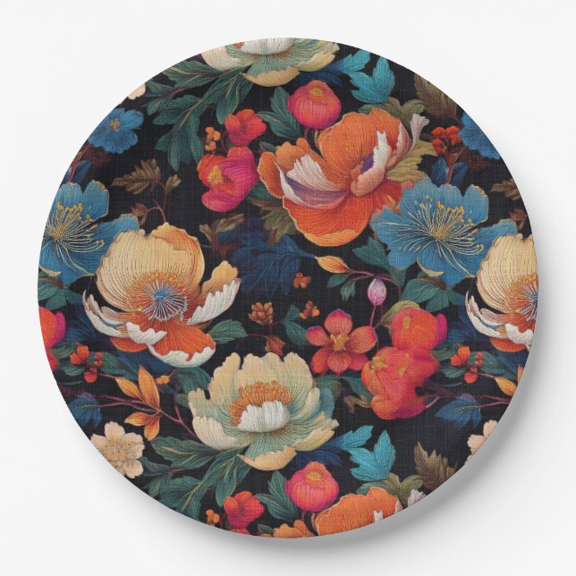 Assiettes En Carton Plaques de papier de la partie design japonaise (Devant)