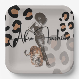 Assiettes En Carton Plaques de papier de mode pour femmes