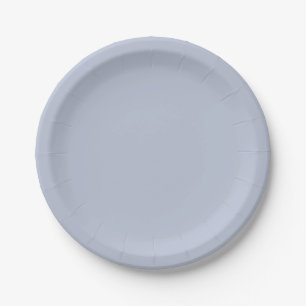 Assiettes En Carton Plaques de papier de pièce bleu poussiéreux