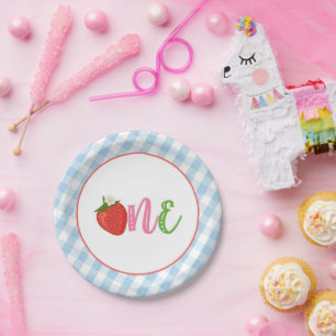Assiettes En Carton Plaques de papier de première année de fraise - ON