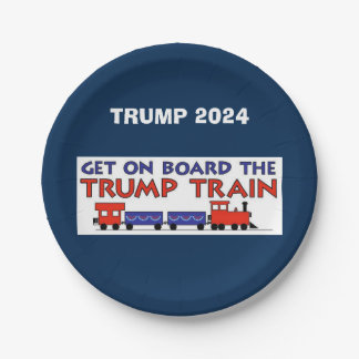 ASSIETTES EN CARTON PLAQUES DE PAPIER DE TRAIN TRUMP