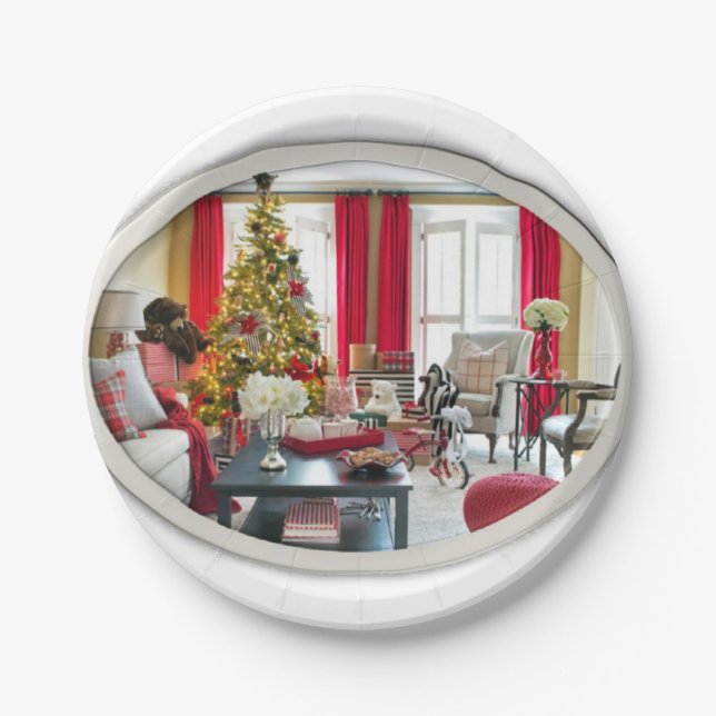 Assiettes En Carton Plaques de papier Décorateur (Devant)