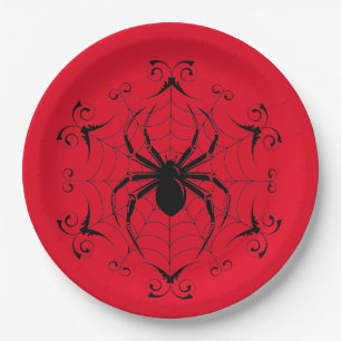 Assiettes En Carton Plaques de papier d'Halloween