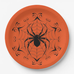 Assiettes En Carton Plaques de papier d'Halloween