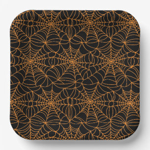 Assiettes En Carton Plaques de papier d'Halloween