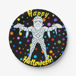 Assiettes En Carton Plaques de papier d'Halloween pour maman