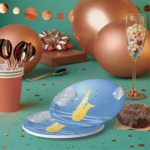 Assiettes En Carton Plaques de papier Disco Music