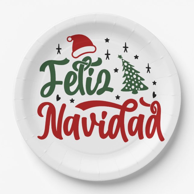 Assiettes En Carton Plaques de papier espagnol (Devant)