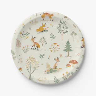 Assiettes En Carton "Plaques de papier Foxy Forest"
