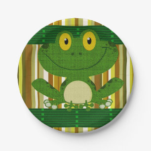 Assiettes En Carton Plaques de papier Frog
