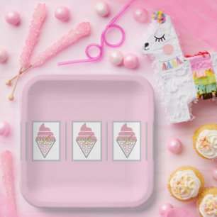 Assiettes En Carton Plaques de papier glacé irrésistibles par Adiela A