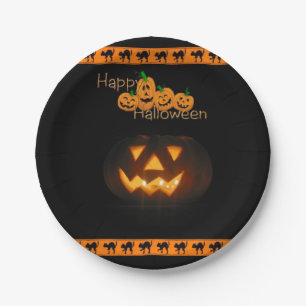 Assiettes En Carton Plaques de papier Halloween
