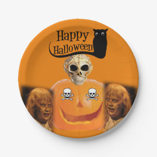 Assiettes En Carton Plaques de papier Halloween
