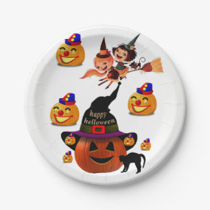 Assiettes En Carton Plaques de papier Halloween