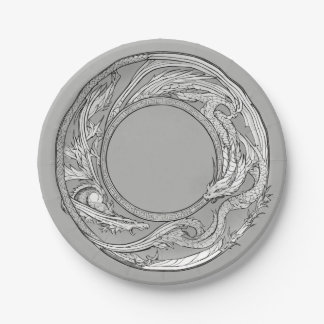 Assiettes En Carton Plaques de papier jetables élégantes