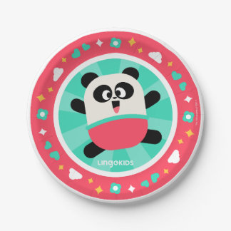 Assiettes En Carton Plaques de papier Lingokids Party avec Elliot