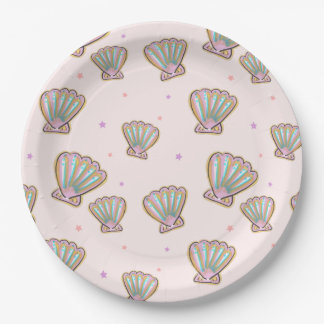 Assiettes En Carton Plaques de papier Magical Shell-e-bration