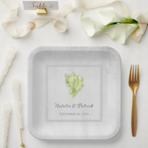 Assiettes En Carton Plaques de papier Mariage éco-conc