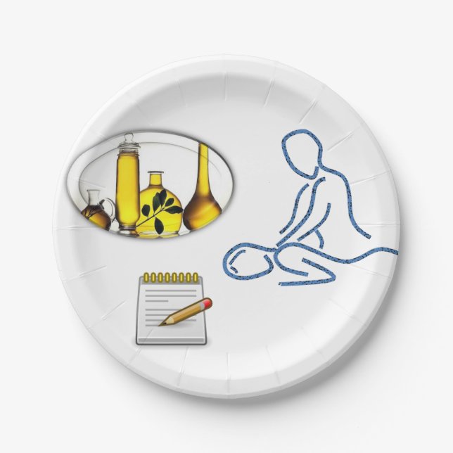 Assiettes En Carton Plaques de papier Massuese (Devant)