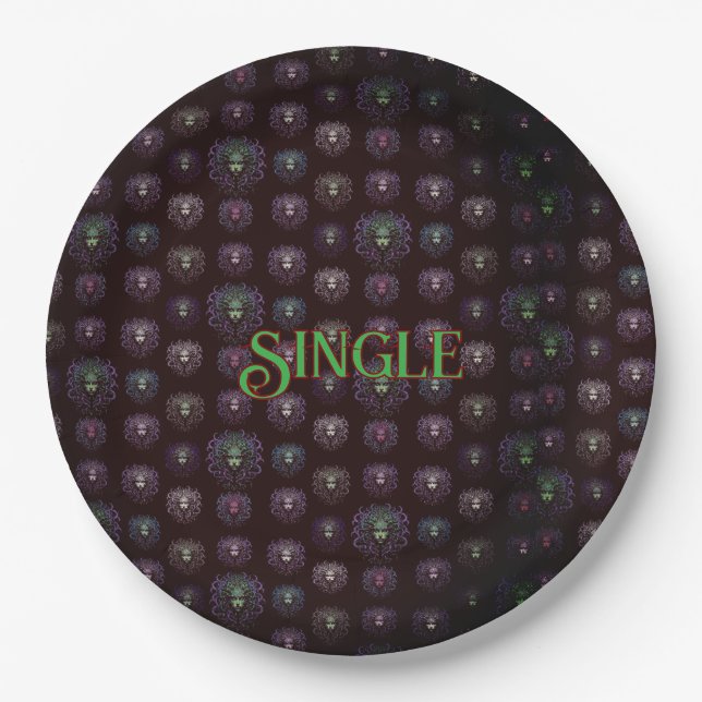 Assiettes En Carton Plaques de papier Medusa (Devant)