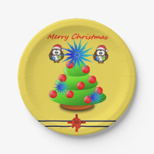 Assiettes En Carton Plaques de papier Noël