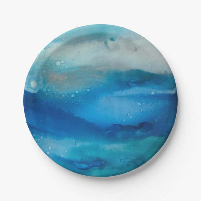 Assiettes En Carton Plaques de papier Ocean Moods | Style #4 | Vibes d (Devant)