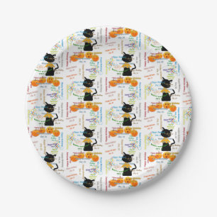 Assiettes En Carton Plaques de papier Octobre, 31 Anniversaire
