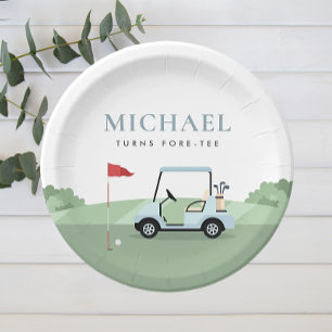 Assiettes En Carton Plaques de papier Parte Golf