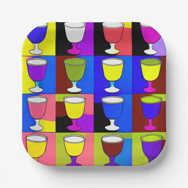 Assiettes En Carton Plaques de papier passoire (Recto)