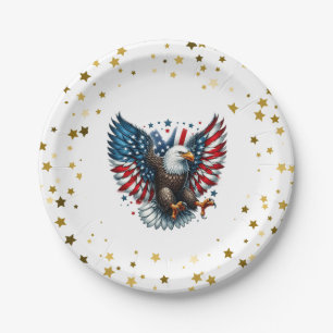 Assiettes En Carton Plaques de papier patriotique