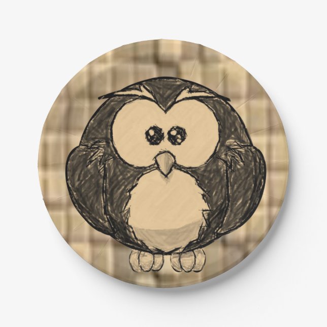 Assiettes En Carton Plaques de papier Penguin (Devant)