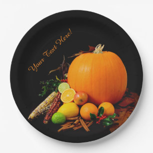 Assiettes En Carton Plaques de papier personnalisé Halloween Fruits