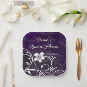 Assiettes En Carton Plaques de papier personnalisées Fête des mariées
