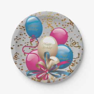 Assiettes En Carton Plaques de papier, Plaques de papier d'anniversair