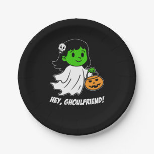 Assiettes En Carton Plaques de papier pour la fête de pun Halloween Gh