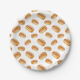 Assiettes En Carton Plaques de papier pour Motif pour chiens chauds - 