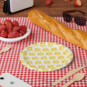 Assiettes En Carton Plaques de papier Poussins de Pâques Oeufs