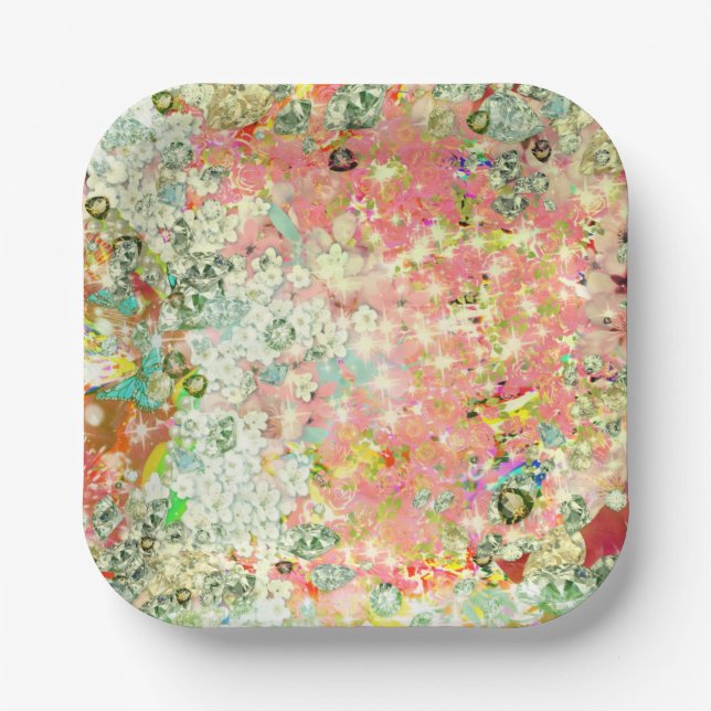 Assiettes En Carton Plaques de papier Princess Time (Recto)