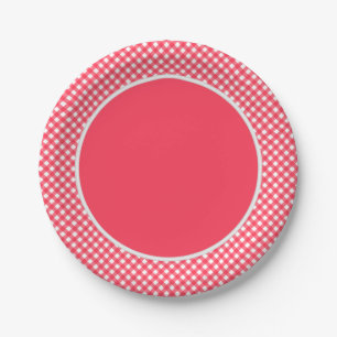 ASSIETTES EN CARTON PLAQUES DE PAPIER ROUGE CHEX 7-WATERMELON-4
