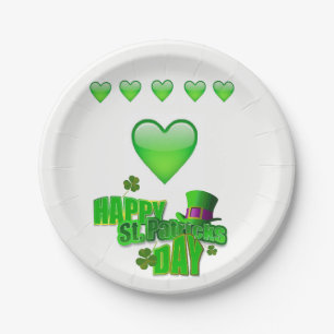 Assiettes En Carton Plaques de papier Saint Patrick's Day