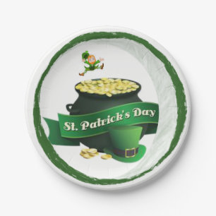 Assiettes En Carton Plaques de papier Saint Patrick's Day