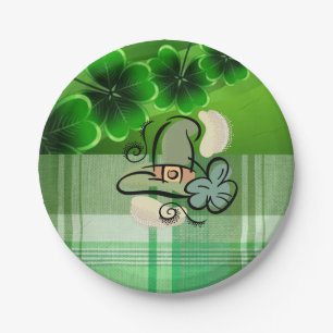 Assiettes En Carton Plaques de papier Saint Patrick's Day