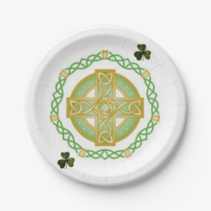 Assiettes En Carton Plaques de papier Saint Patrick's Day
