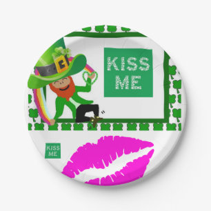 Assiettes En Carton Plaques de papier Saint Patrick's Day