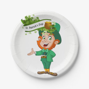 Assiettes En Carton Plaques de papier Saint Patrick's Day